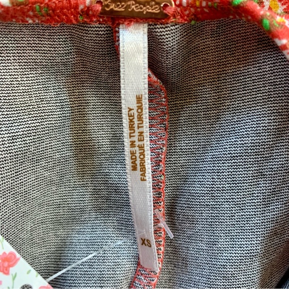 NWT Free People Lorelei Floral Daisy Print Tie Back Midi Dress Size XS - Picture 5 of 9